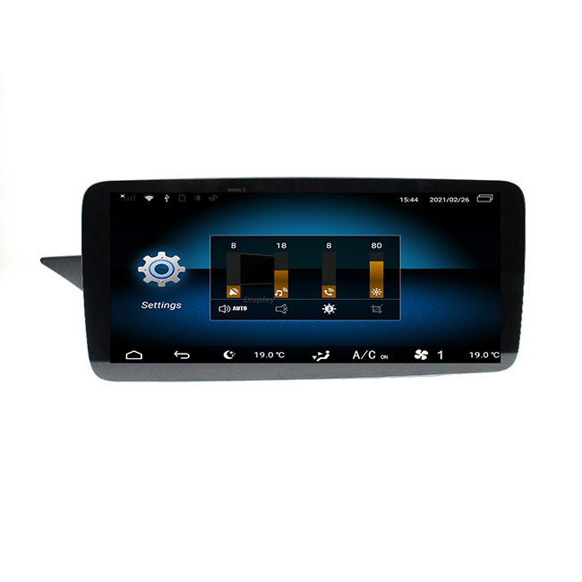 12.3 inch Mercedes Benz Head Unit Single Din Android 10.0 45V Đài phát thanh GPS trên ô tô