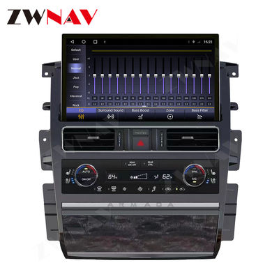 Âm thanh nổi tự động Nissan Patrol Armada Y62 Trình phát đa phương tiện định vị GPS trên ô tô