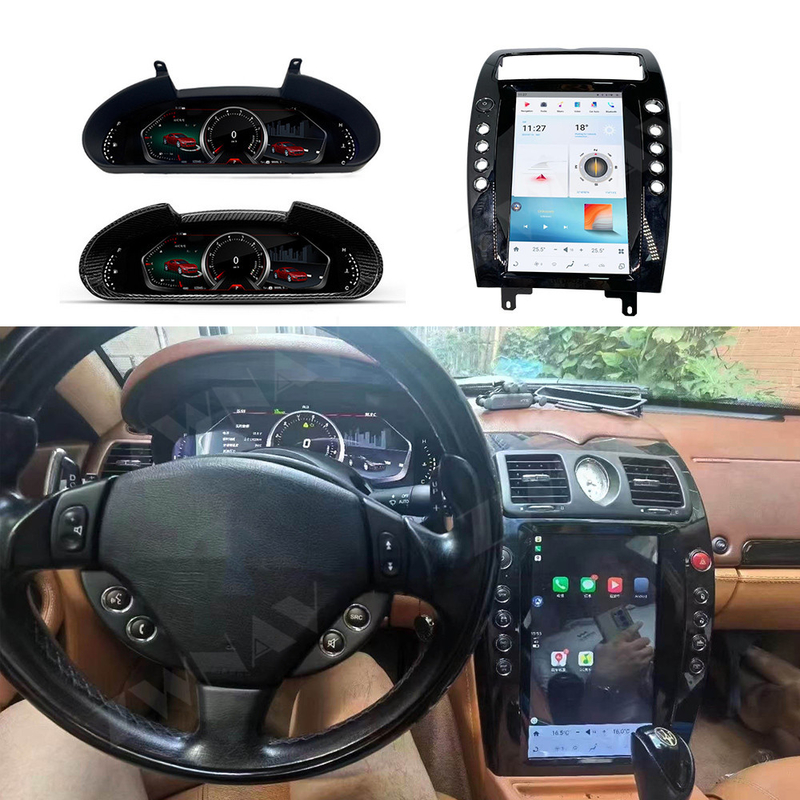 Bảng điều khiển LCD Cụm kỹ thuật số xe Maserati GT / GC Grancabrio GranTurismo Android