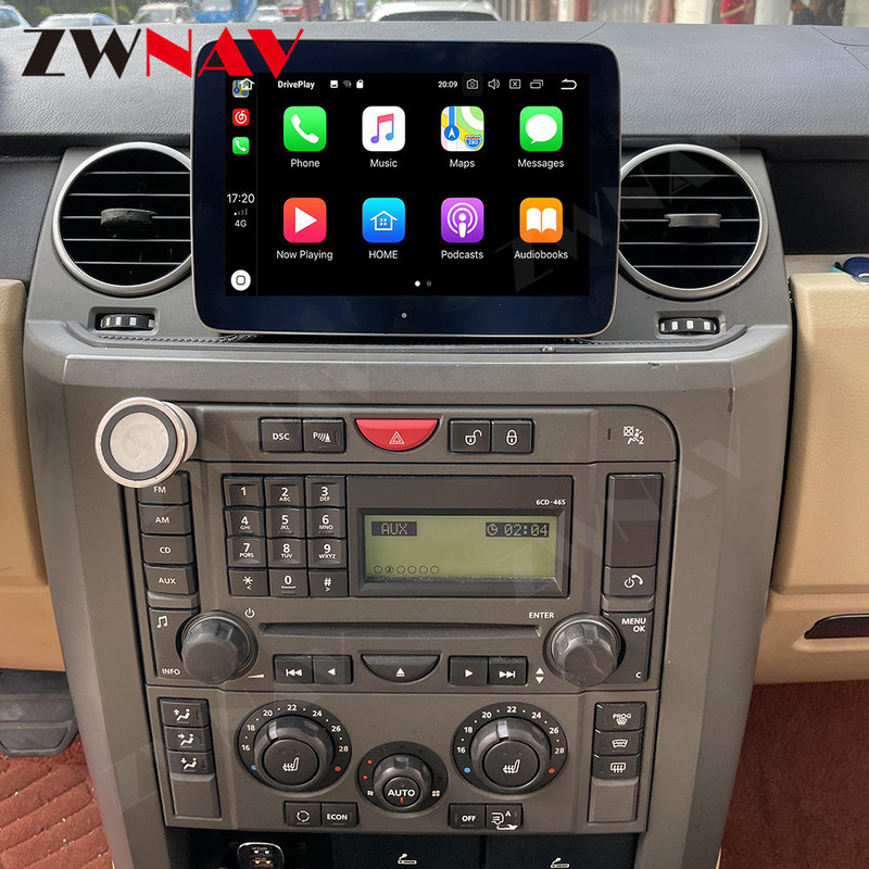 Đầu phát đa phương tiện định vị GPS cho xe Land Rover Discovery 3 2004-2010