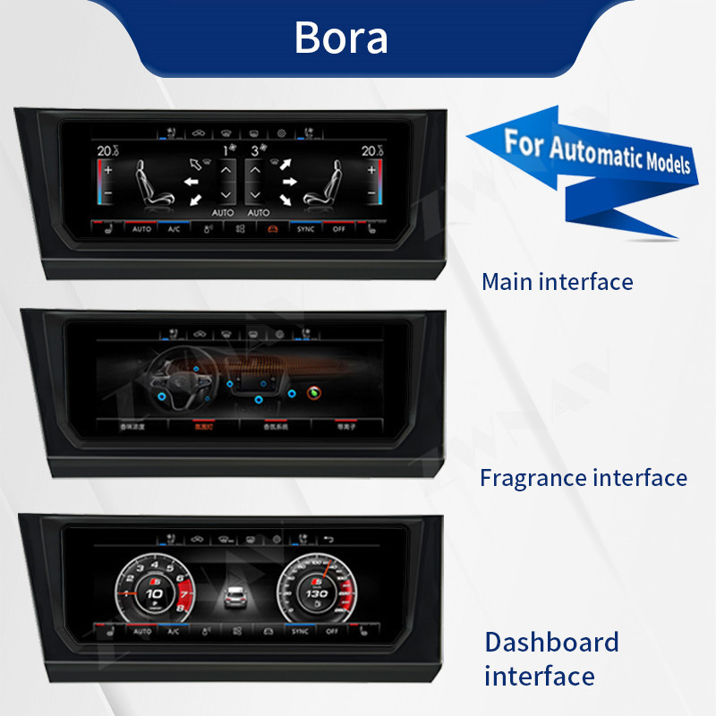 Bảng điều khiển Klimaanlage vô tuyến tự động 6.9 '' Carplay cho Volkswagen Lavida Bora Golf 7