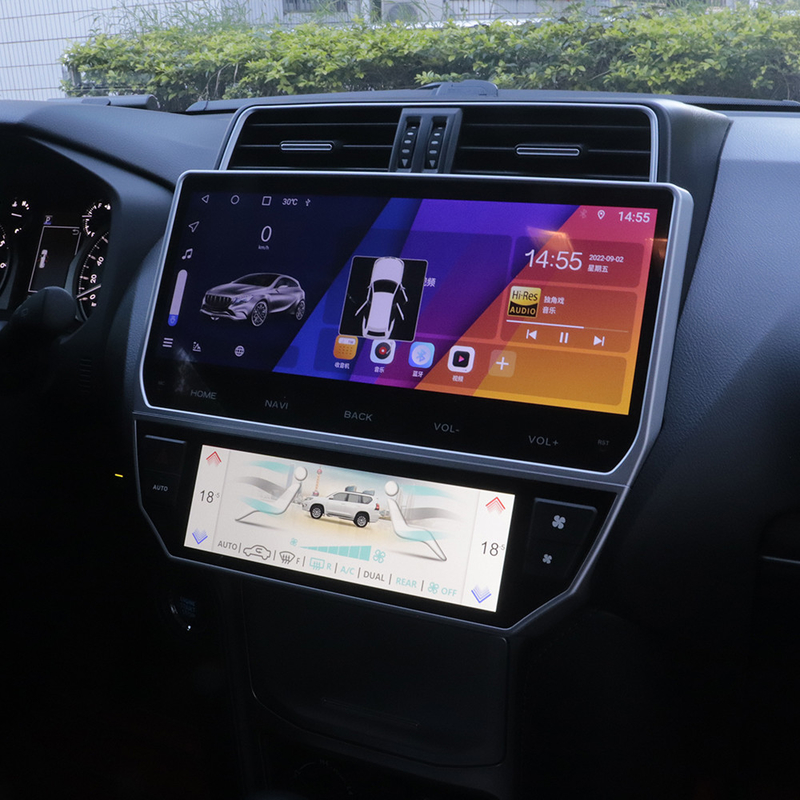Màn hình cảm ứng điều hòa ô tô LED kỹ thuật số Màn hình cảm ứng AC cho Toyota Prado 2018-2023