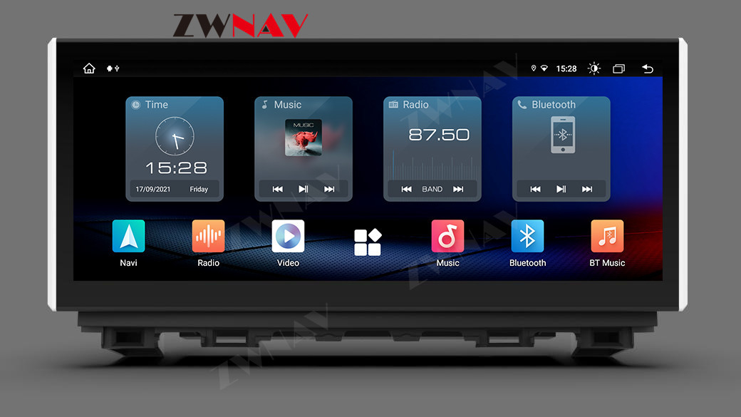 Màn hình cảm ứng Đài phát thanh xe hơi Android 12,3 inch với Carplay cho Mazda Atez 2013-2016