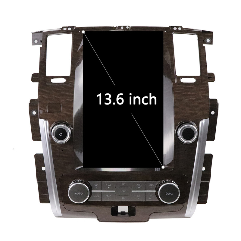PX6 Android 9.0 Tuần tra Nissan Sat Nav Tesla Màn hình cảm ứng kiểu đầu