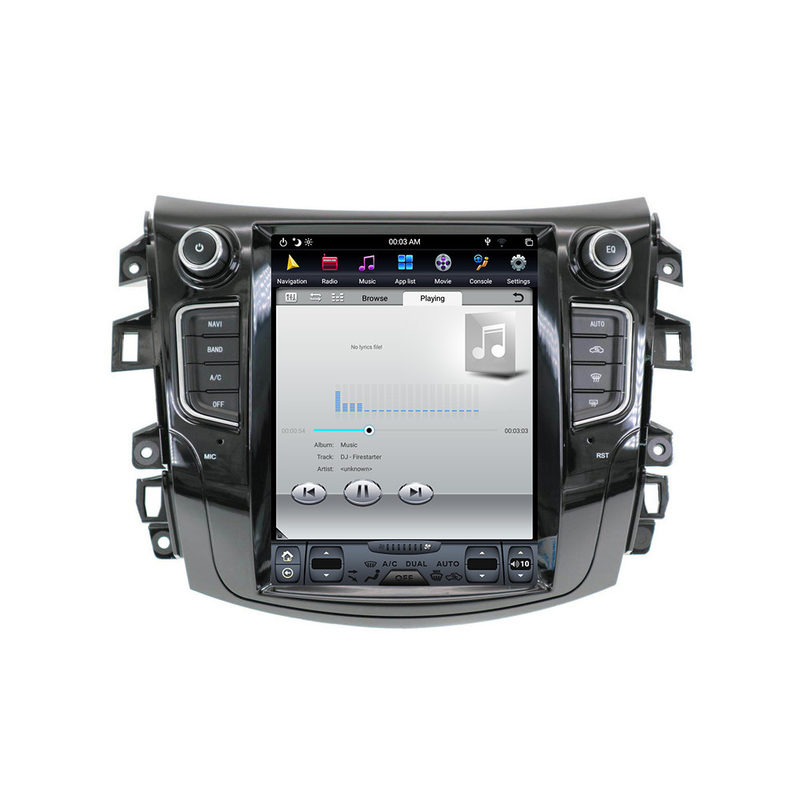Thiết bị đầu Android 10,4 inch Nissan Navara Np300 Âm thanh nổi ô tô đơn Din có Bluetooth