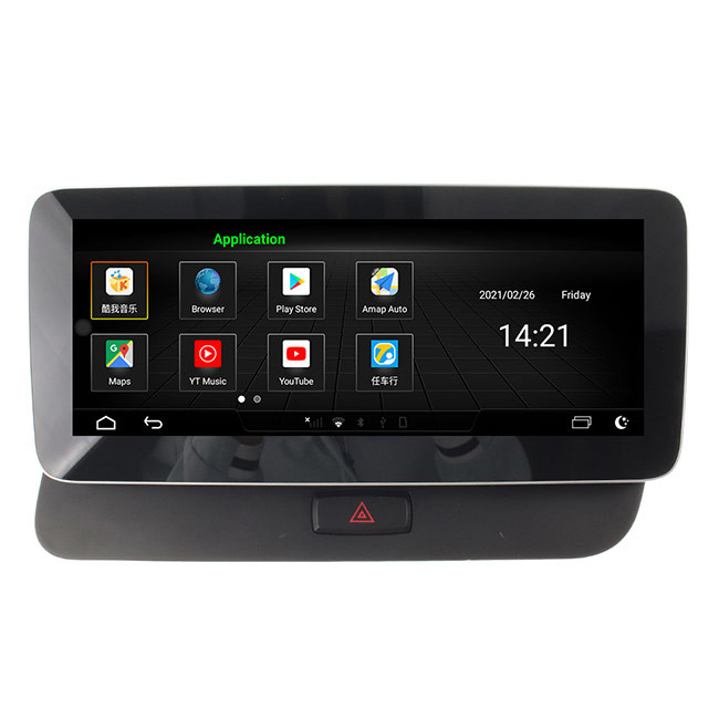 128GB Q5 AUDI Carplay Android Auto Bản đồ GPS Hệ thống định vị ô tô 10,25 inch
