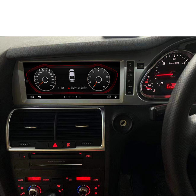 45V Audi Q7 Android Head Unit Single Din GPS Radio 4G WIFI 10,25 inch