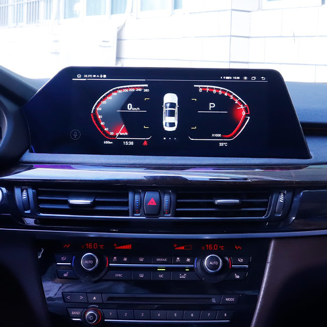 2009 2016 X5 BMW Sat Nav Android 10 Đầu đơn Din 12,3 inch