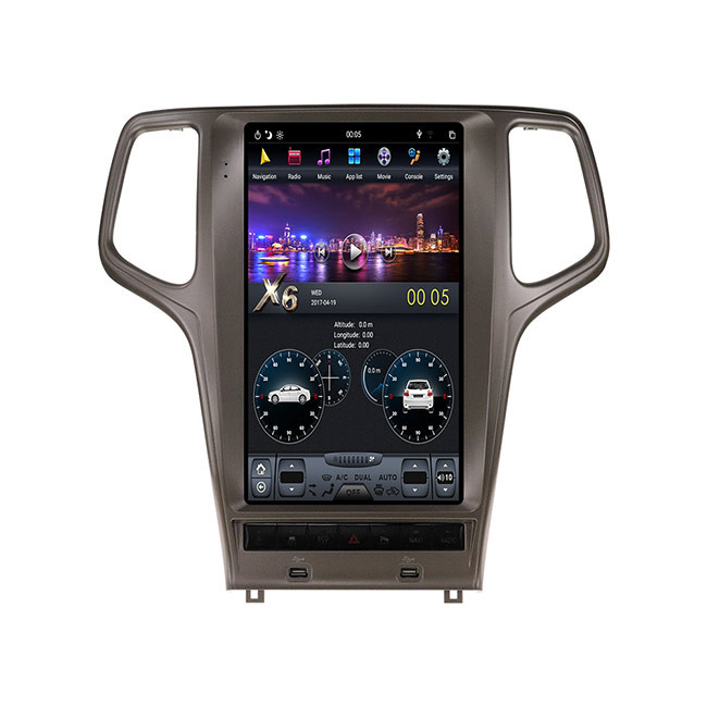 Bộ đầu âm thanh nổi cho ô tô 13,6 inch Android Auto dành cho Jeep Grand Cherokee