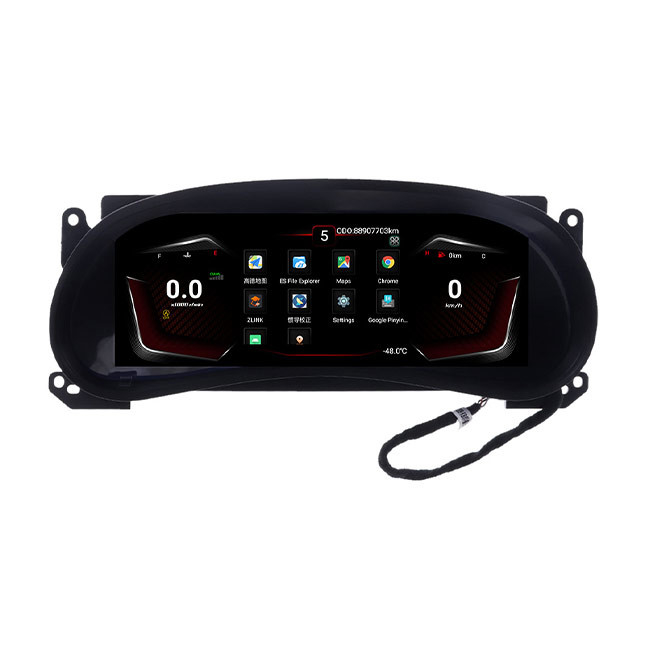 Cụm đồng hồ đo ô tô 12V 1920 * 720 Jeep Wrangler Digital Dash Android 9