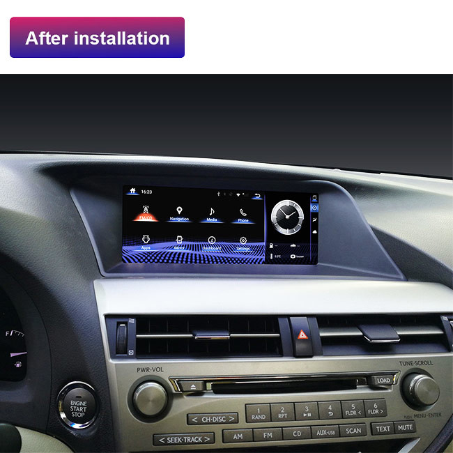 Điều hướng sat bluetooth 10,25 inch cho Lexus RX270 RX350 RX450 2014