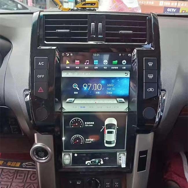 PX6 Android 9.0 Toyota Sat Nav System Đơn vị âm thanh nổi 1080P gps đơn din