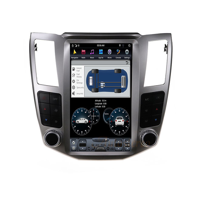 Tesla Style lexus android head unit 3D Maps GPS car radio stereo 11,8 inch