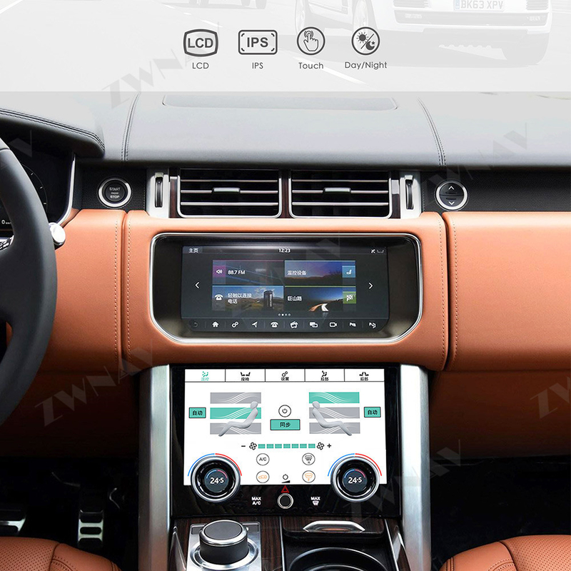 Hiển thị địa hình Đài phát thanh trên ô tô Bộ phận Fascia 10 inch cho Land Rover Range Rover Executive 13-17