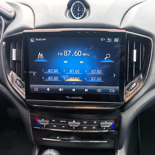 Bộ thu âm thanh nổi 2 Din Android Auto Trình phát đa phương tiện GPS cho Maserati Ghibli 2017-2020